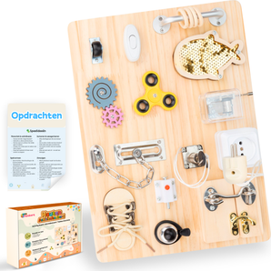 Houten Activiteitenbord - Busyboard